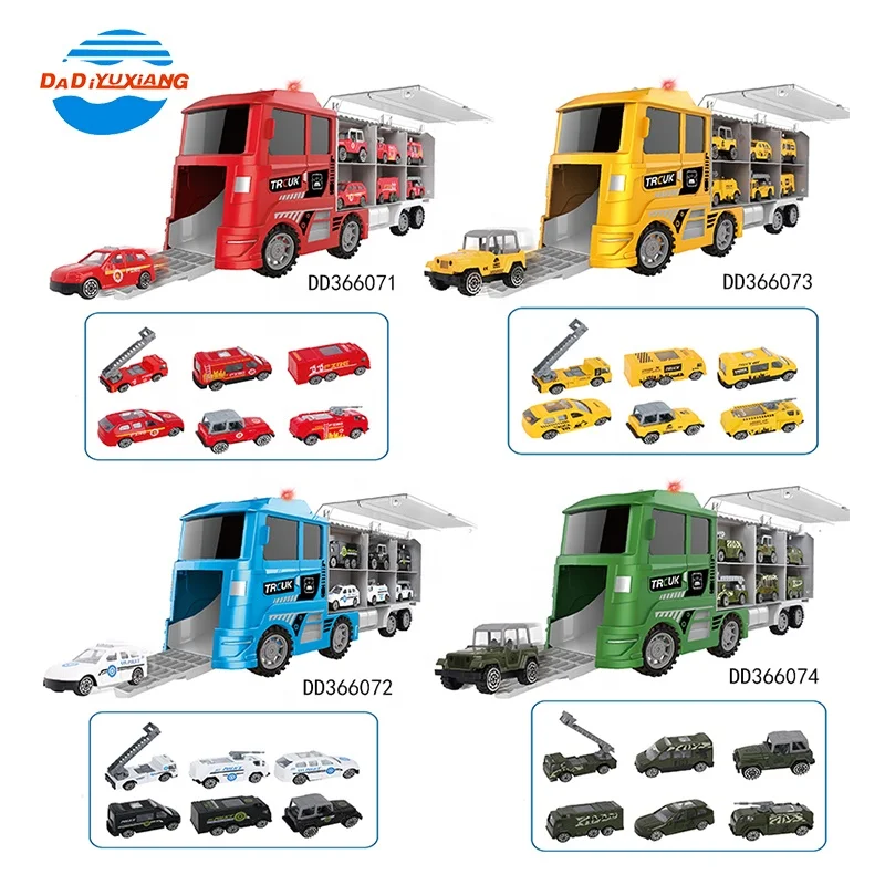 Детский пожарный транспорт Грузовик Игрушечный Грузовик игрушки с музыкой и светом