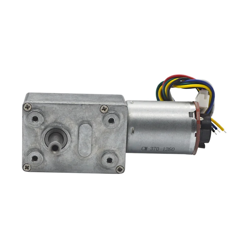 JGY-370 4632-370 Worm Gear Reductor Motor Con Autobloqueo DC 6 V