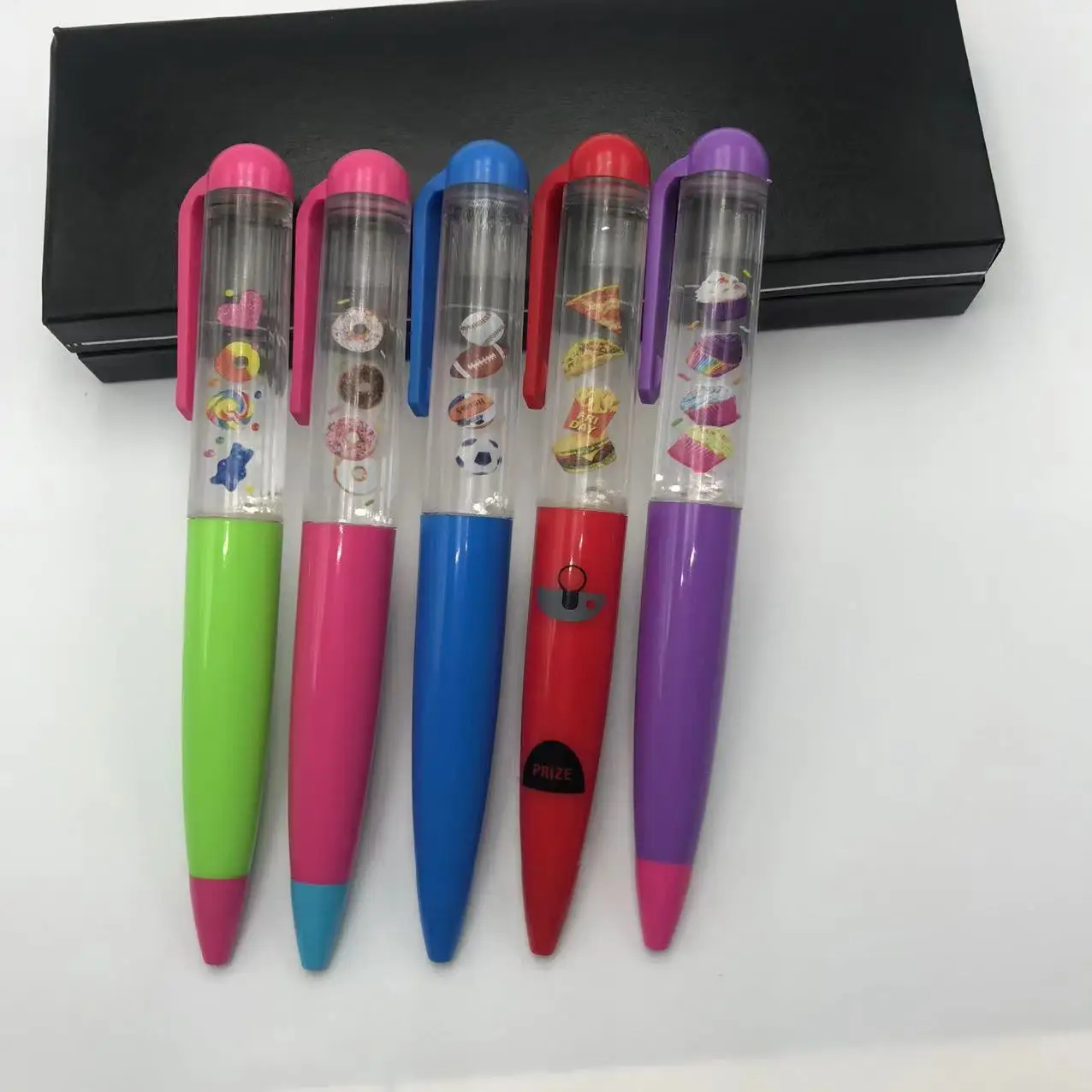 Cute Cartoon Float Art Pens Liquid Floating Pen Custom Ice Cream Design 