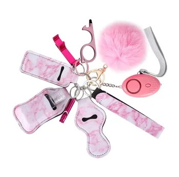 Custom Pompom Items Women Wholesale Self-defense Keychains Bulk ...