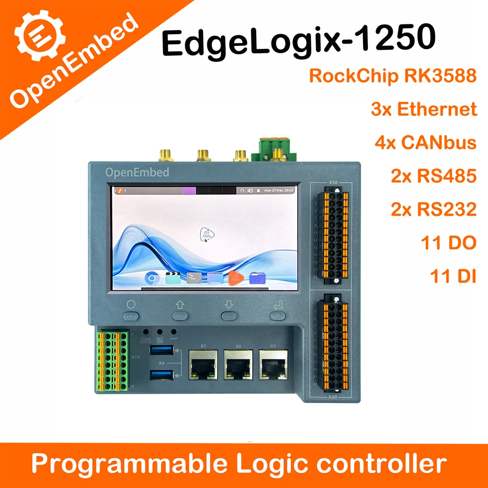 Mini PLC PAC Dedicated Controller, Industrial Automation Control RS485 ...