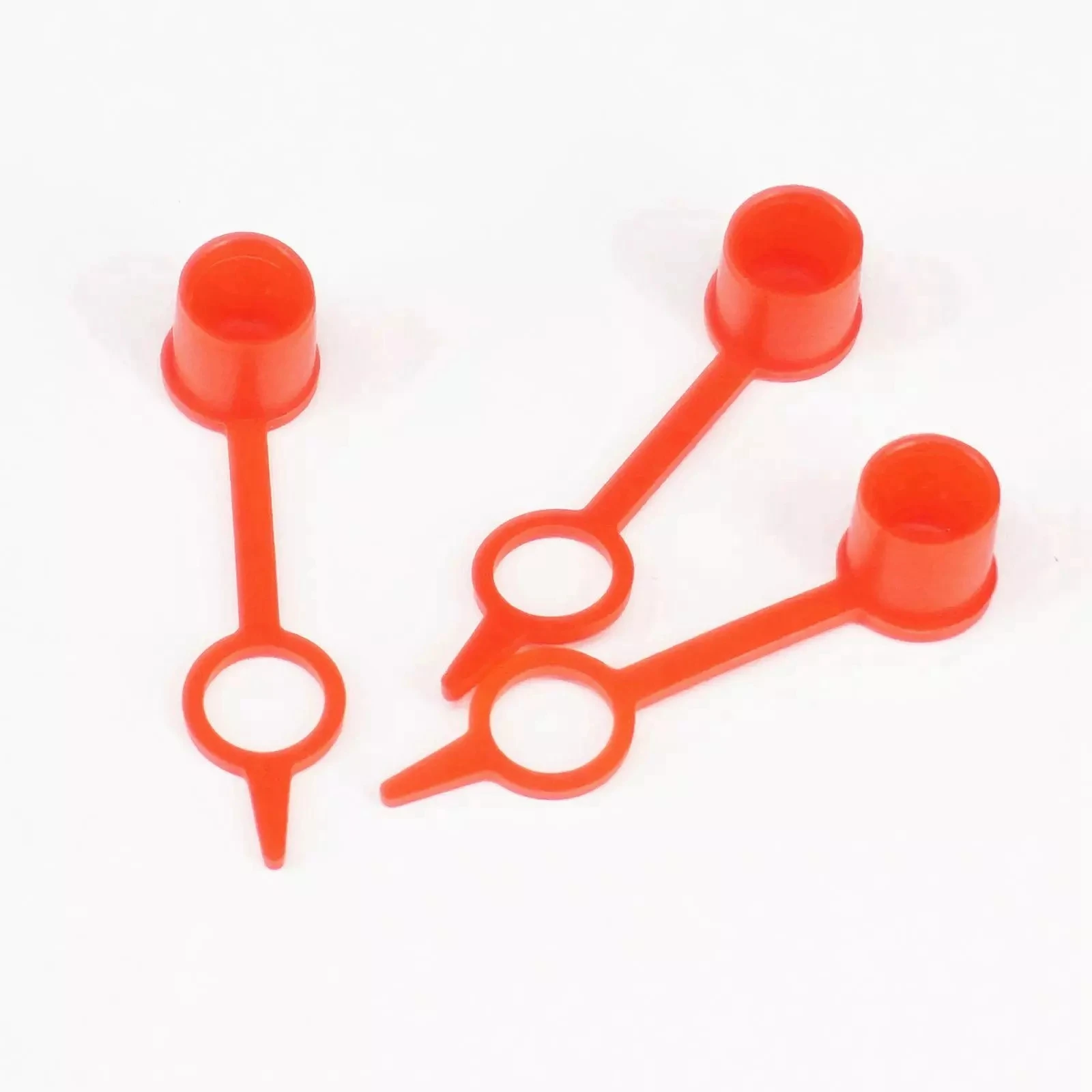 Grease Fitting Caps Red Polyethylene Dust Caps For M6 M8 M10 Metric