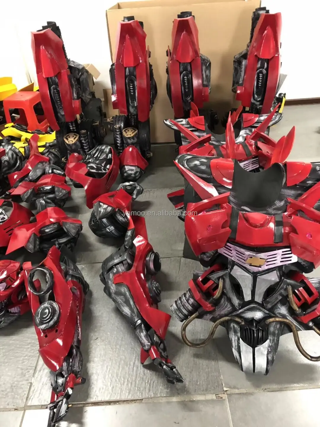 Outdoor Show 2.7m Tall Realistic Wearable Robot Costume High Quality 3d