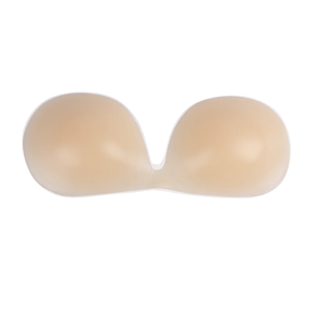 Adhesive Backless Dress Strapless Sticky Strapless Bra Push up Bras for  Women