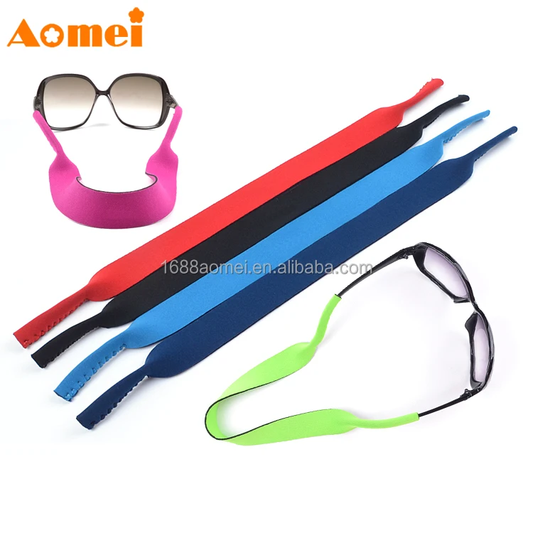 AOMEI Stock Floating Eyeyeglass Neck Strap Neoprene Blank Sport Sunglasses  Glasses Eyewear Cord String Rope Floating Stable Line