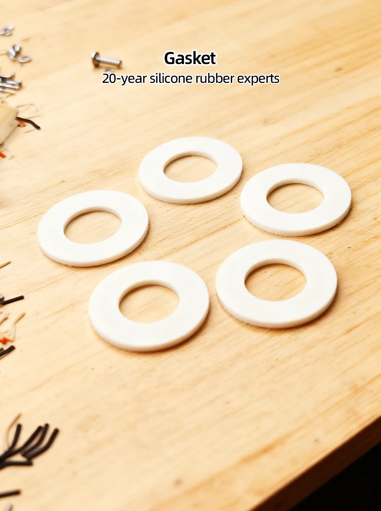 product durable silicone pad   oil resistant sealing gasket with various thickness for auto electronics  food industry-0