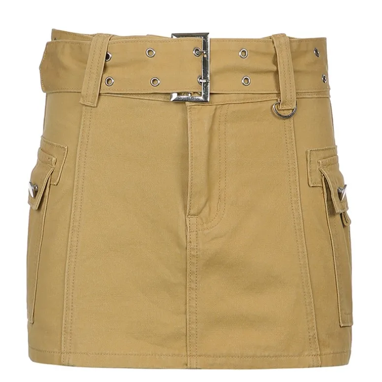XXL Zipper Denim Mini Skirt - Men - OBSOLETES DO NOT TOUCH