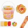 Orange grapefruit puff gum
