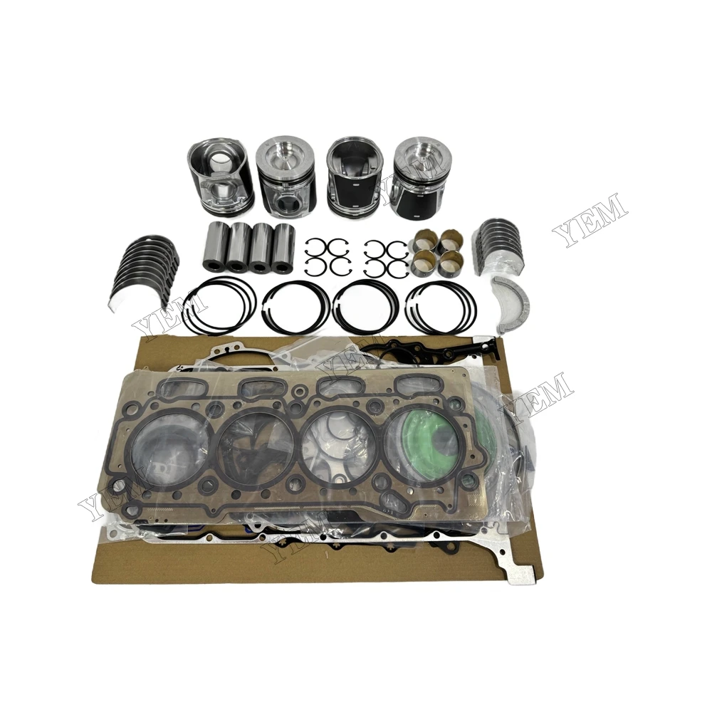 For Cat C4.4 Piston Kit Overhaul Kit With Bearings Set Machinery Engine Spare Parts 2