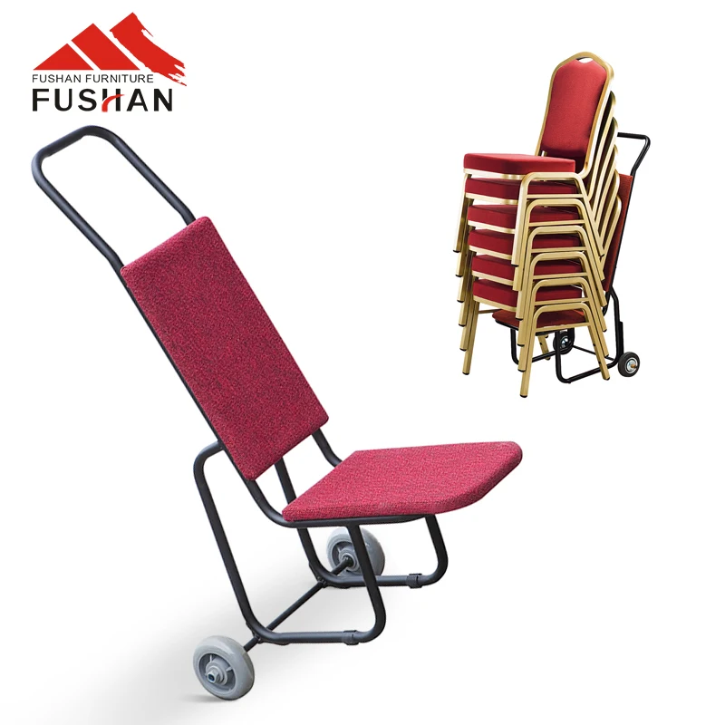 Hotel banquet wedding chair trolley for hall