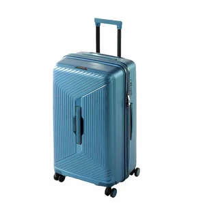 Wholesale Luxury Carry-on Spinner Luggage Sets 4-Wheel 360 Rotation Aluminum Trolley TSA Lock PP Lightweight Zipper Suitcase
