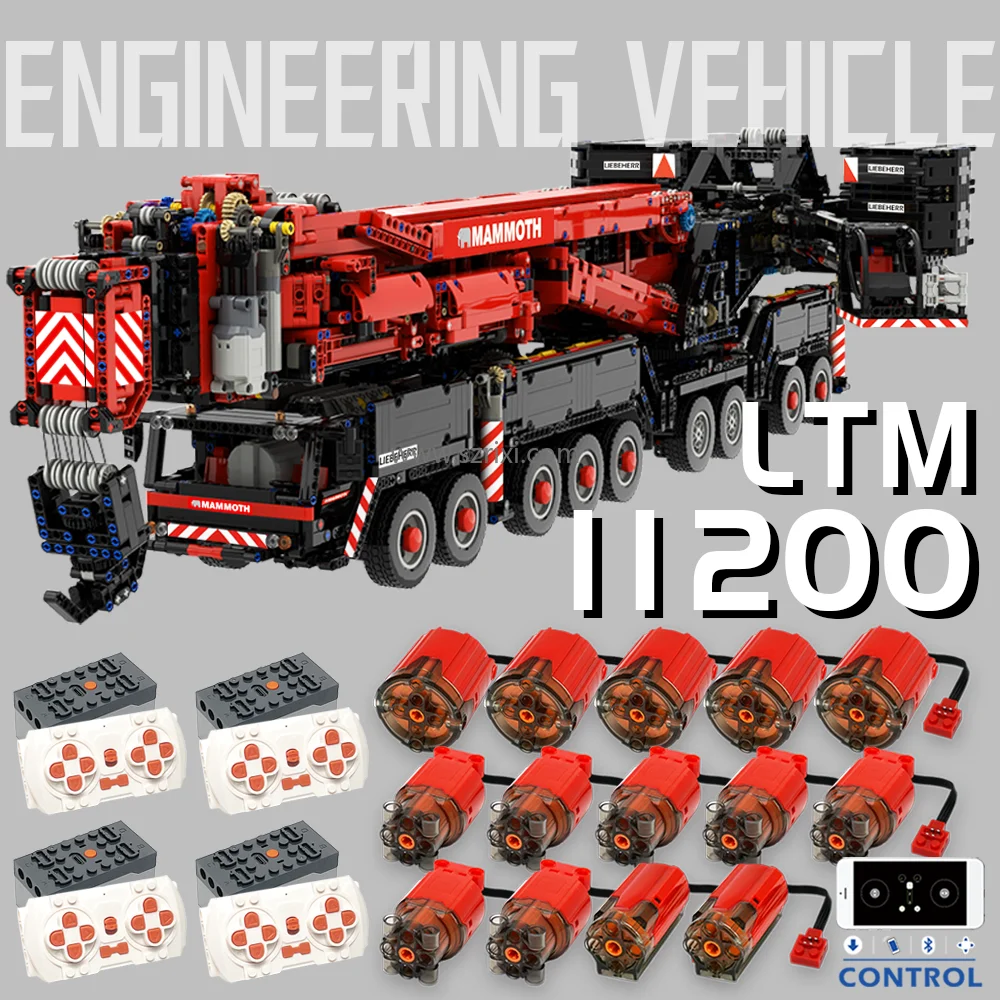 Lego Technic Liebherr Ltm 11200 Crane Gru Liebherr Lego Mammoet