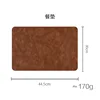 Set de table rectangulaire couleur caramel