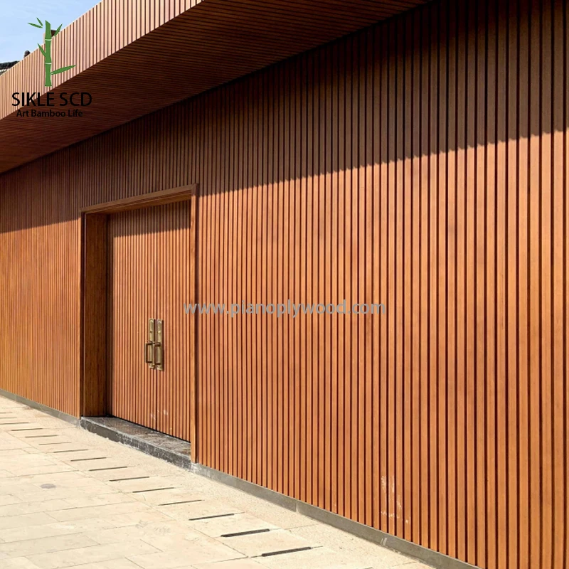 Sksc011c15 Bamboo Cladding Exterior Decorative Bamboo Wall Panel