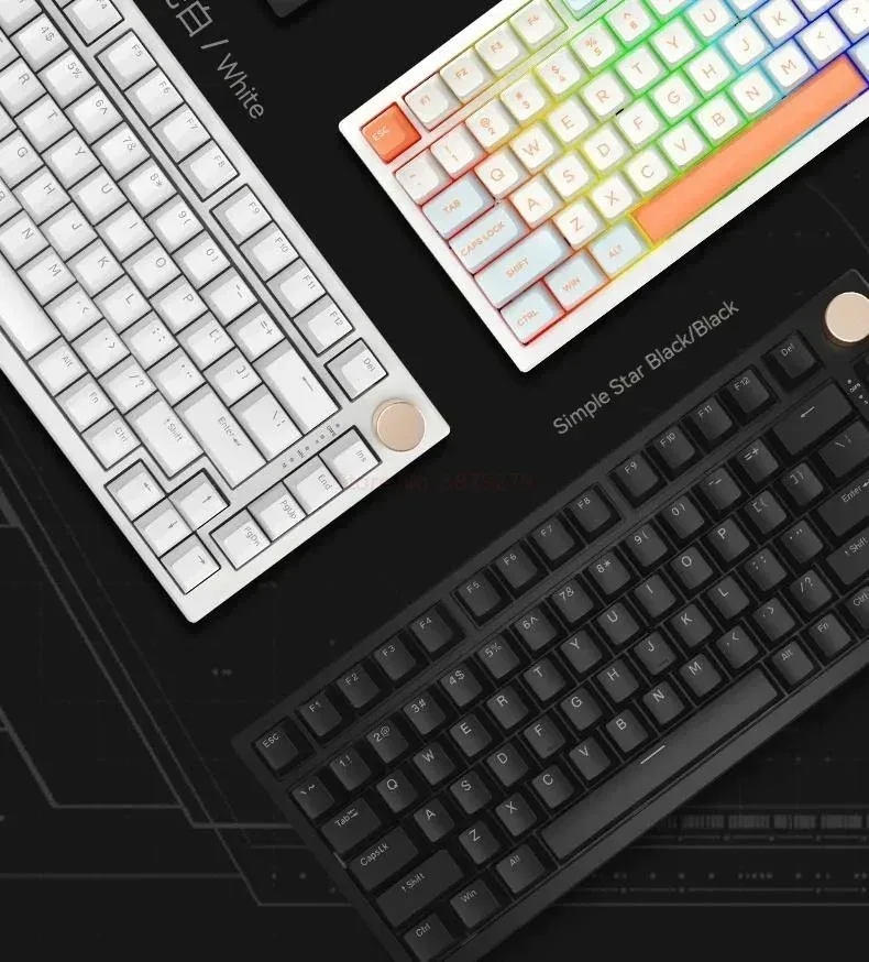 VGN N75 Pro ゲーミングメカニカルキーボード 無線RGB 83キー