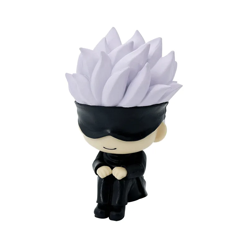 Back to the Battle Q Version of Knotweed Hisahito Five Wu Teacher Action Box Big Head Sitting Figure Decoration