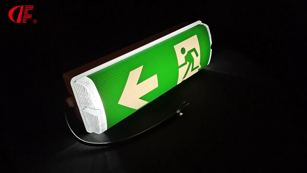 8w Led Emergency Light Ip65 Waterproof Emergency Light Exit Sign Led