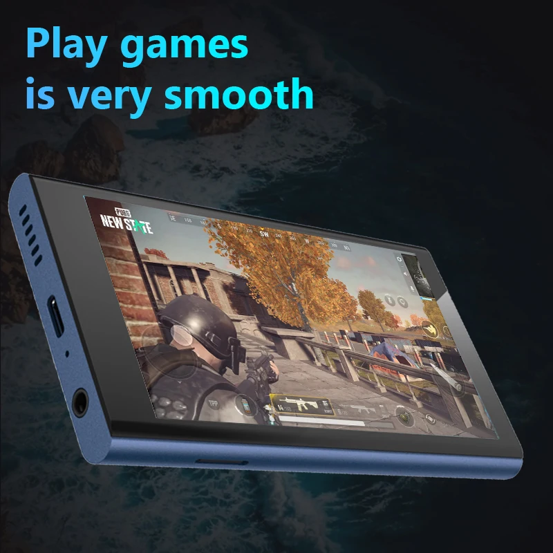 Hbnkh Mp3 Player with Display Screen Wifi Mp5 Player Kit Box  Portable Walkman with FM Radio Video Recording BT Music Player