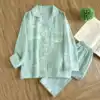 Foglie di bambù verde