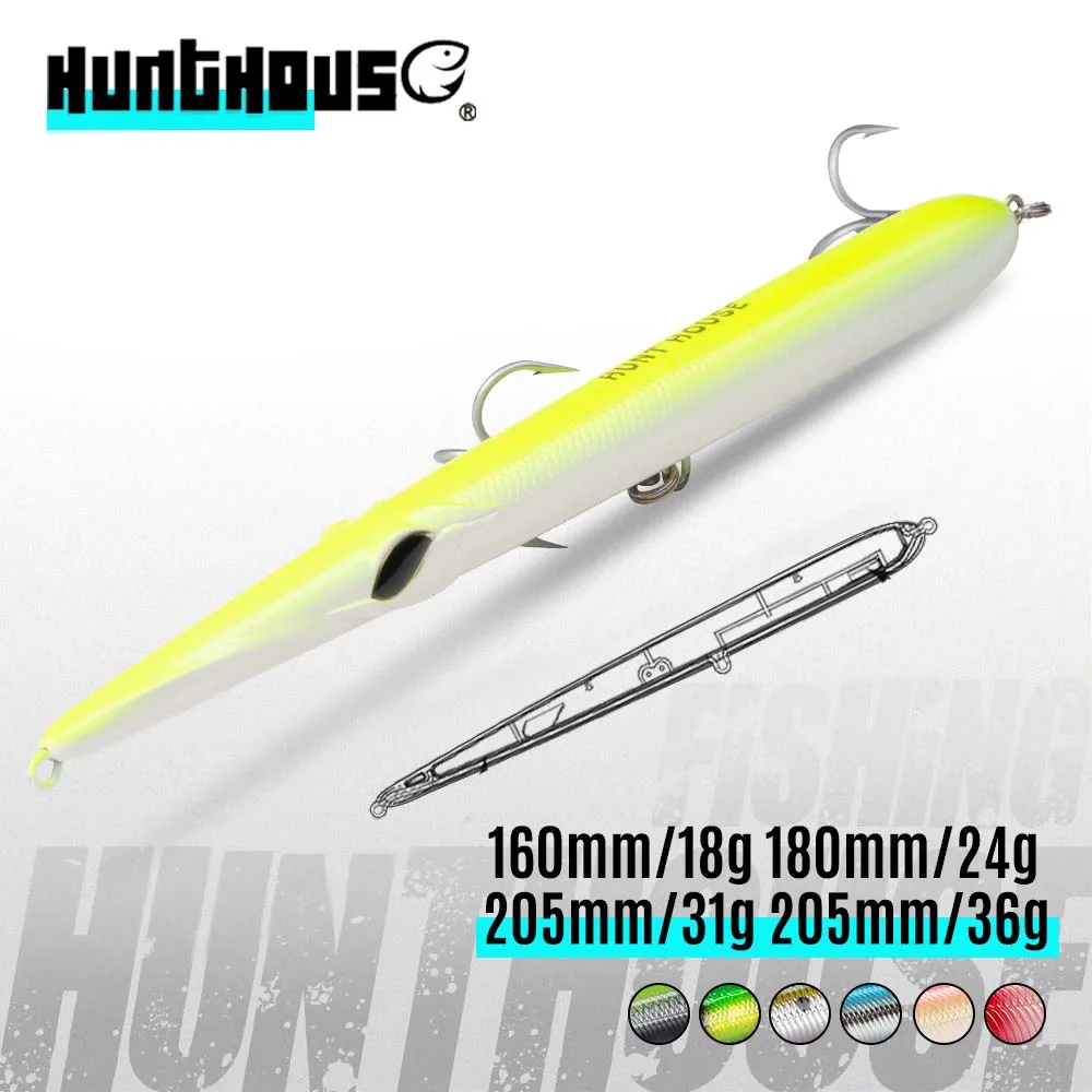 Esca Superficie Hunt House Pencil 225mm 27g – Topwater Walking Per Spigola E Barracuda