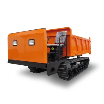 Best price 3 ton load bearing crawler transporter mini Dump Truck CE APPROVAL