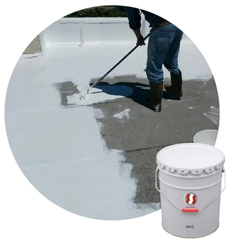 Eco Friendly White Color Excellent Waterproof Roof Paint waterproof roof coating acrylic polymer