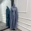 Dark Gray cardigan + inside + hijab