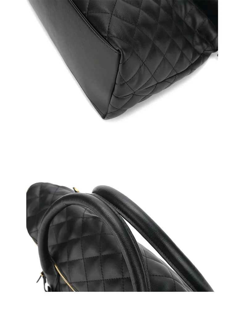 Brand Name Bag Blank Label Luxury Genuine Leather Large Handbag For