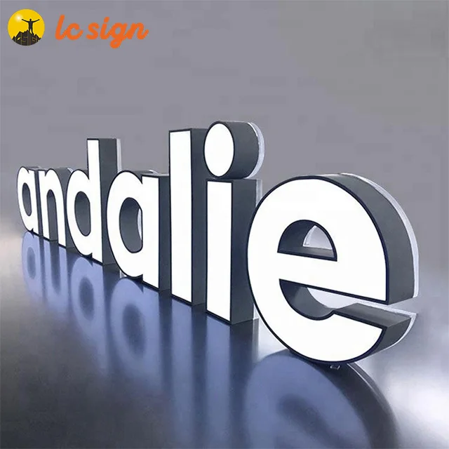 Led 빛 편지 알루미늄 Led 편지 조명 전자 Led 기호 Fullit 아크릴 편지 기호 상점 - Buy Led 편지,Led ...