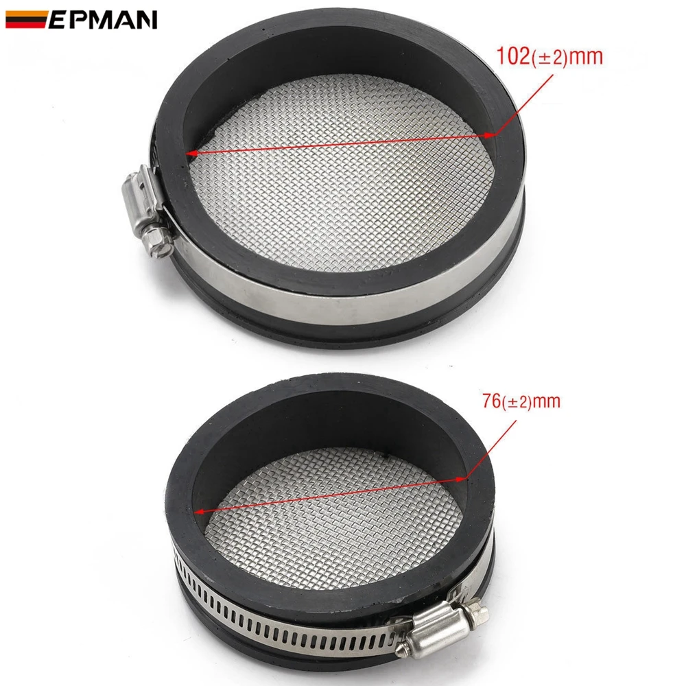 EPMAN Air Screen Insert Air Inlet Protection Cover For Motorcycle Air  Intake Filter 76mm/102mm Carb