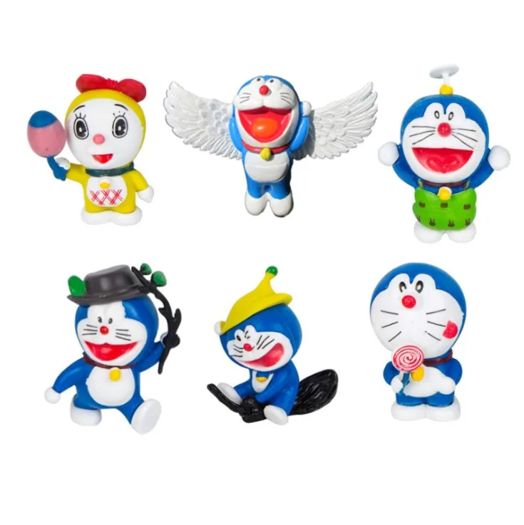 Cake Topper Cake Decoration Japan 6 Pcs Pvc Doraemon Dorami Robot Cat Children Toys Gift Buy Cake Topper Cake Decoration Toys Gift Product On Alibaba Com