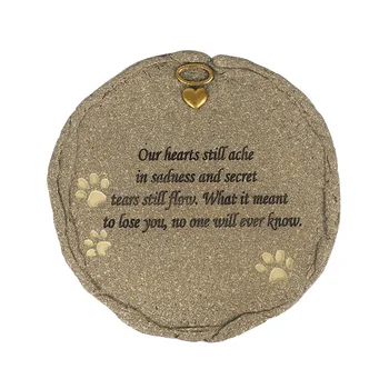 Cat or Dog Grave Marker or Garden Memorial Stone. Thoughtful Pet Loss Sympathy Gift
