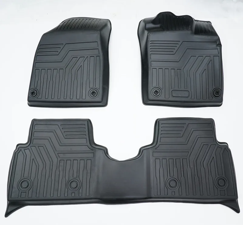 3pc/set Driver and Co-pilot Car  Mat Tpe 3d Floor Mat for Renault Twizy Technic 2012