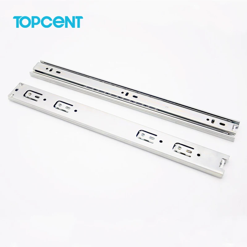 TOPCENT Telescopic Drawer Rails Telescopic Channel Ball Bearing Slide Furniture Sliders Drawer Slide Rail Drawer Slide