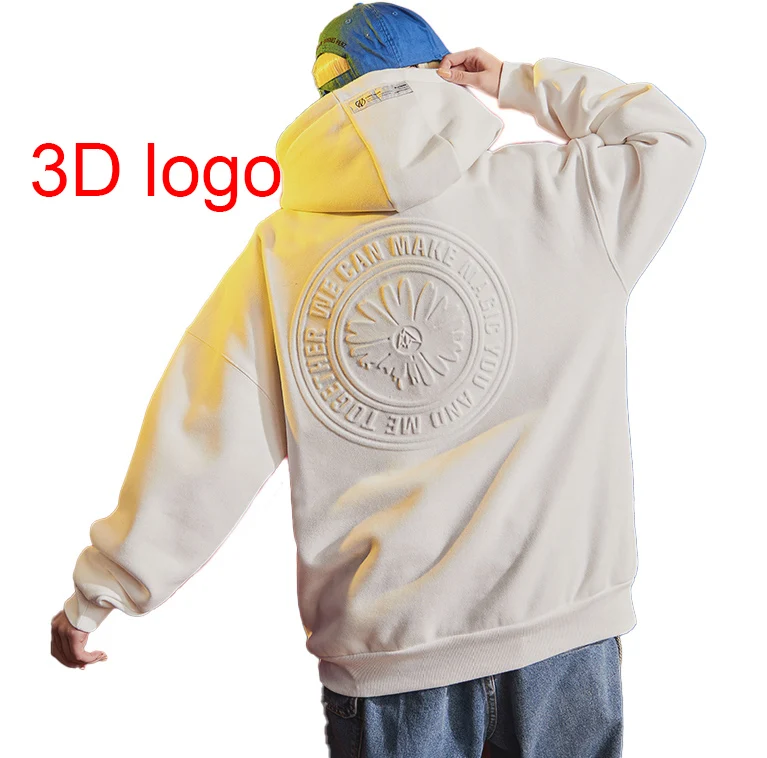 High Quality Custom Embossed Sweatshirt Custom Hoodies Oversized Men's