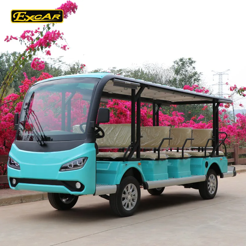 Carton Electric Sightseeing Vehicle Electric Shuttle Bus for Theme