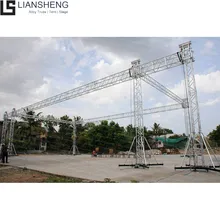 Chinese Factory Spigot Dj Light Stand Aluminum Stage Circle Roof Truss