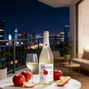 B2B Bulk Purchase 10% ABV Apple Wine 750ML Silky Apple Wine Cross-Border Trade Corporate Customization for Supermarkets Bars