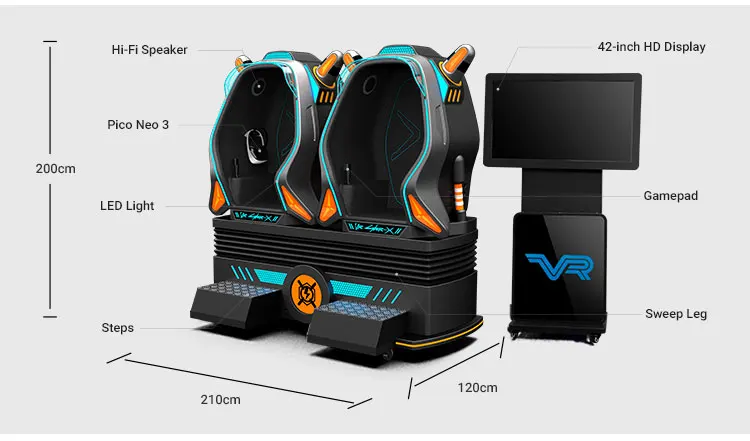 4D 8D 9D Virtual Reality Simulator VR Game Machine Manufacturers in Guangzhou