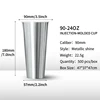 24oz metal glossy surface