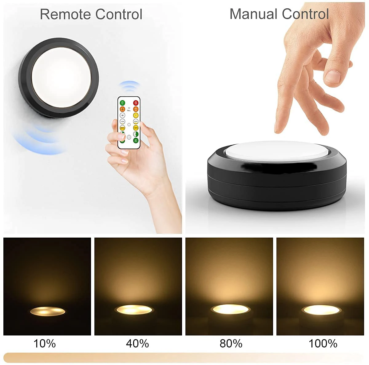 product modern dimmable remote control counter led lights battery powered led under cabinet lighting-40