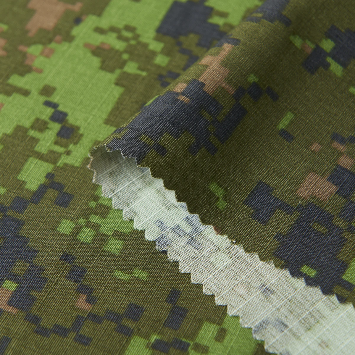 CADPAT Digital Forest Camouflage Fabric - 65/35 NyCo Ripstop