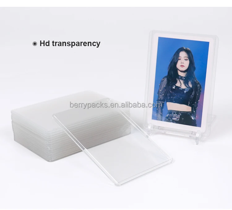 New Launched Premium Kpop Clear Toploader Photocard Single Sleeve