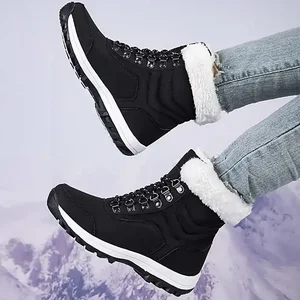 Warmed Electric Heating Winter Snow Boots  Flat Sole Hiking Boots Women Sneakers Sport Sale High Tech Idea