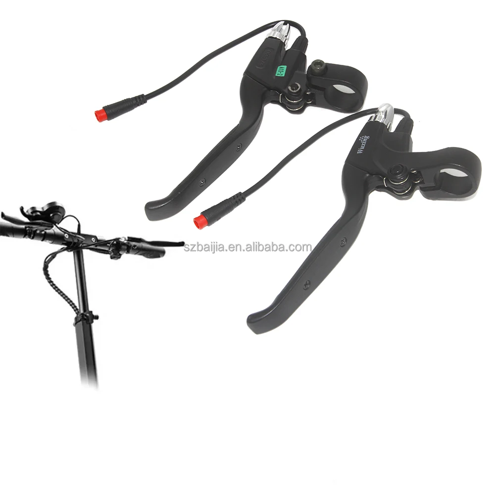 Black Brake Lever Aluminum Alloy Handle Clutch Levers Replacement for KUGOO M4 PRO electric scooter accessories parts
