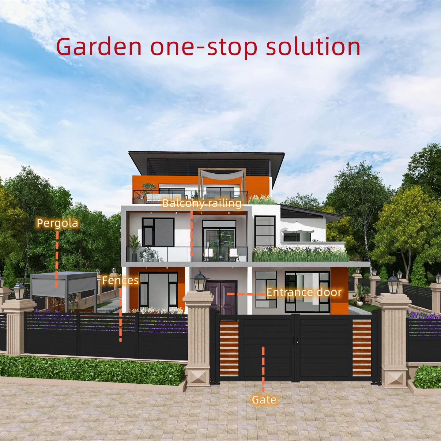 JHR Italy Iron Foldable Curve Sliding Gate Design From Nigeria Nylon Gear Rack for Sliding Gate with Smart Sliding Gate Lock