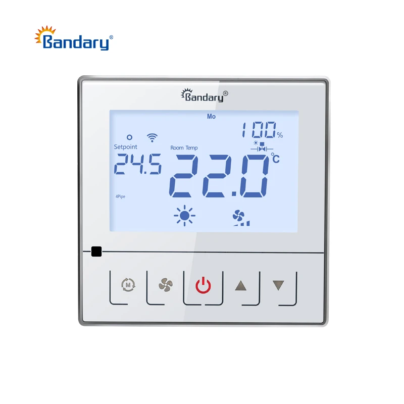 Bandary Tuya Smart Control 7 Days Programmable Mode Air Conditioner Digital Room Thermostat With External Sensor