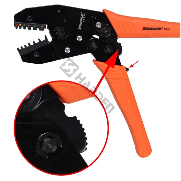 Harden Professional Multi Tool Crimping Pliers Carbon Steel 215mm Ratchet Crimping Plier