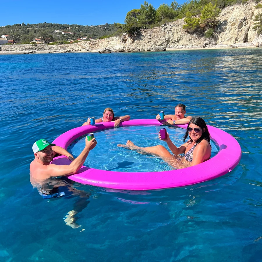 High Quality Pvc Wholesale Floating Water Hammock Inflatable Foldable Float  Swimming Pool