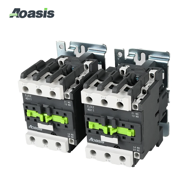 CJX2-50N 24V 48V 110V 220V 380V AC Coil 1NO+1NC 3 Phase Magnetic Mechanical Latching Reversing Contactor